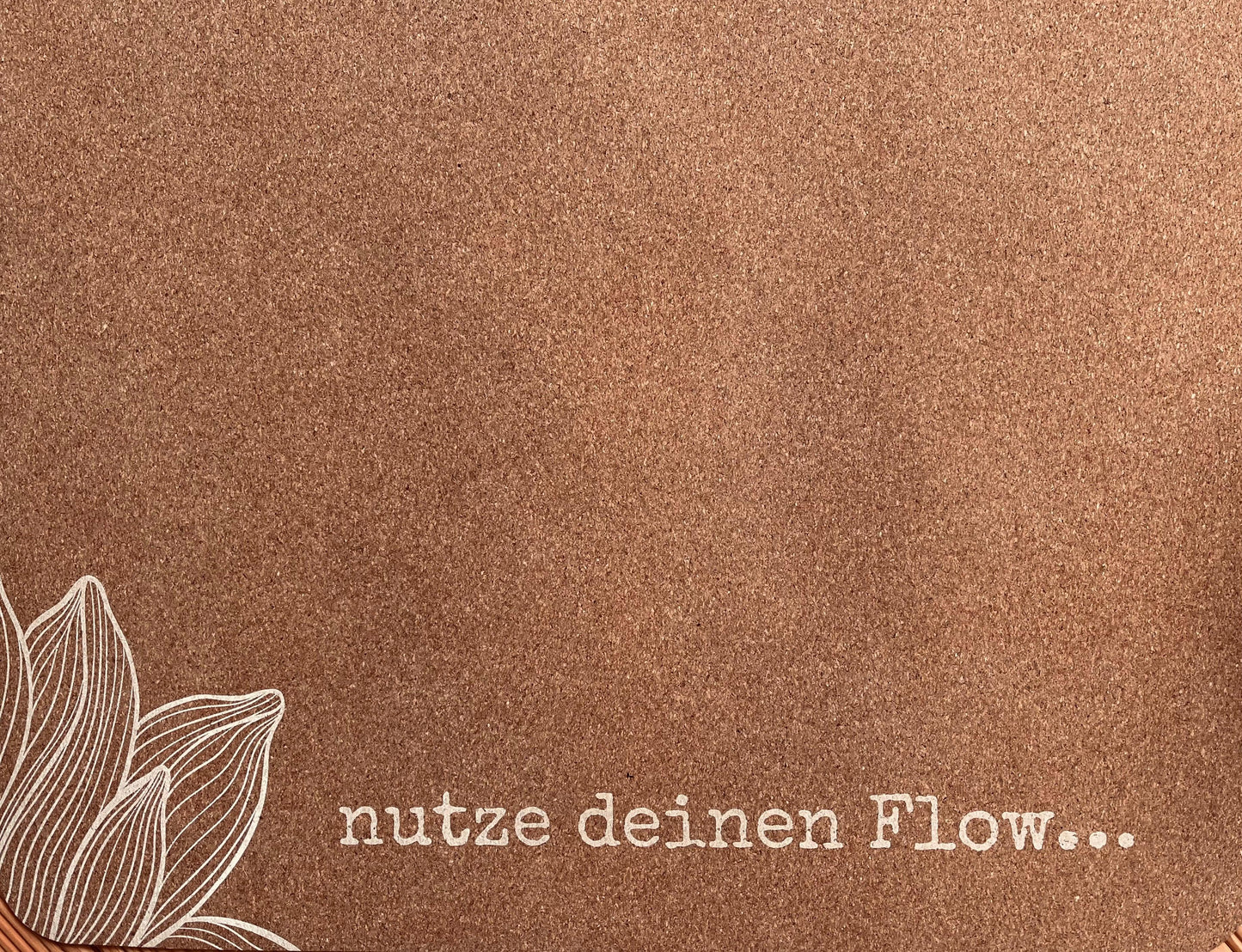 Yogamatte Kork "Lotus"