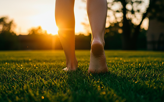 jase-flow Blog Artikel über Barfuß gehen - Erdung pur