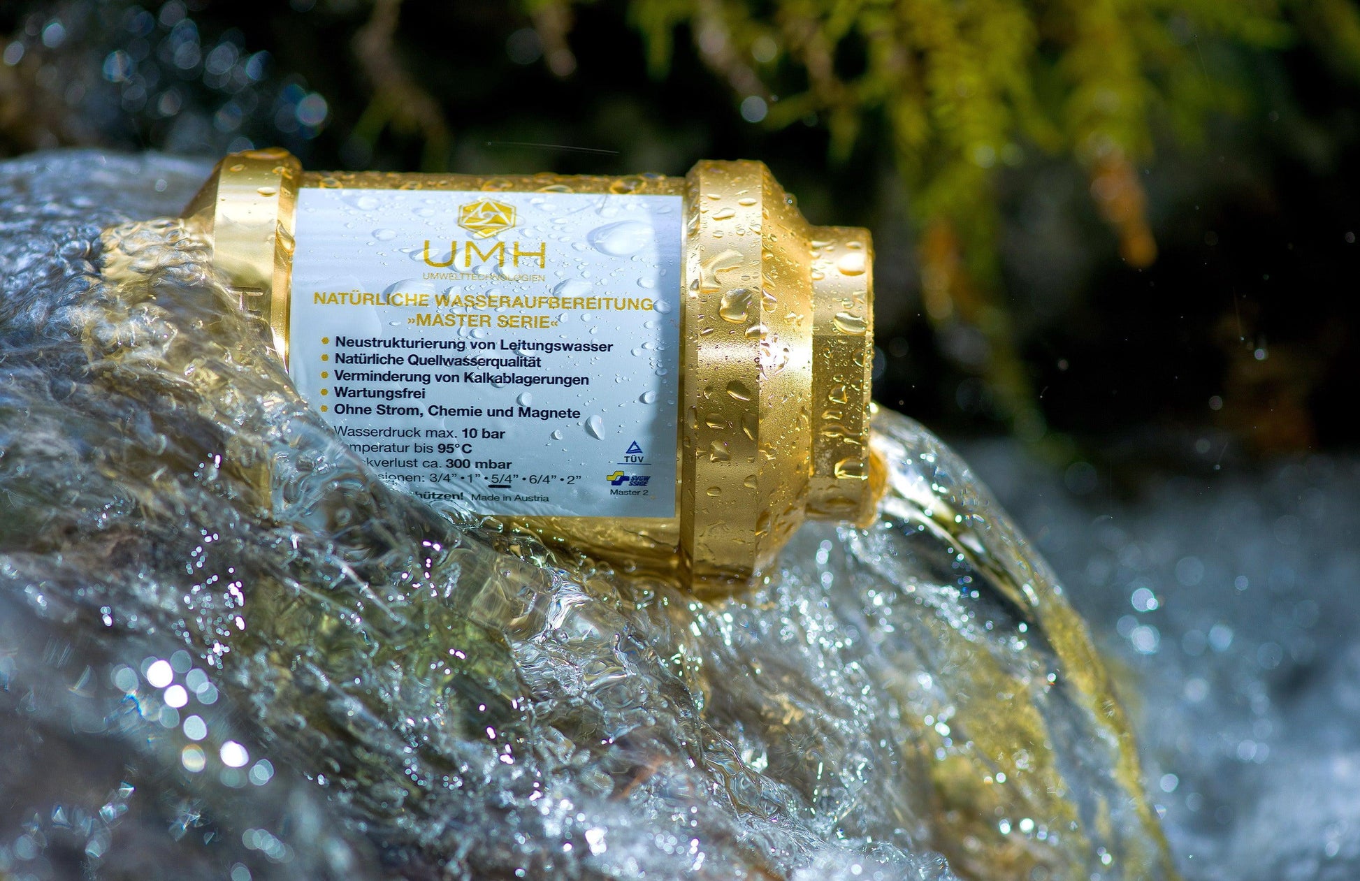 Bergquelle, UMH, Quellwasser Modul, Wasseraufbereitung, Wasserenergetisierung